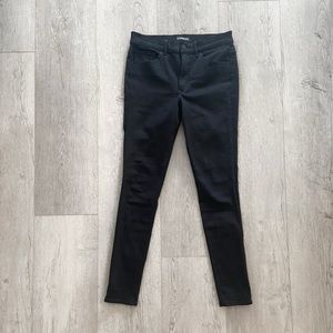 Express | Black high waisted skinny jeans